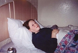 Elizabeth In Hotel Bed